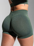 Miracle Seamless Hip Rise Short 4.5" - Heather Limon Pepino