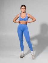Thumbnail 3 of Miracle Seamless Legging - Heather Azul, 3 of 8