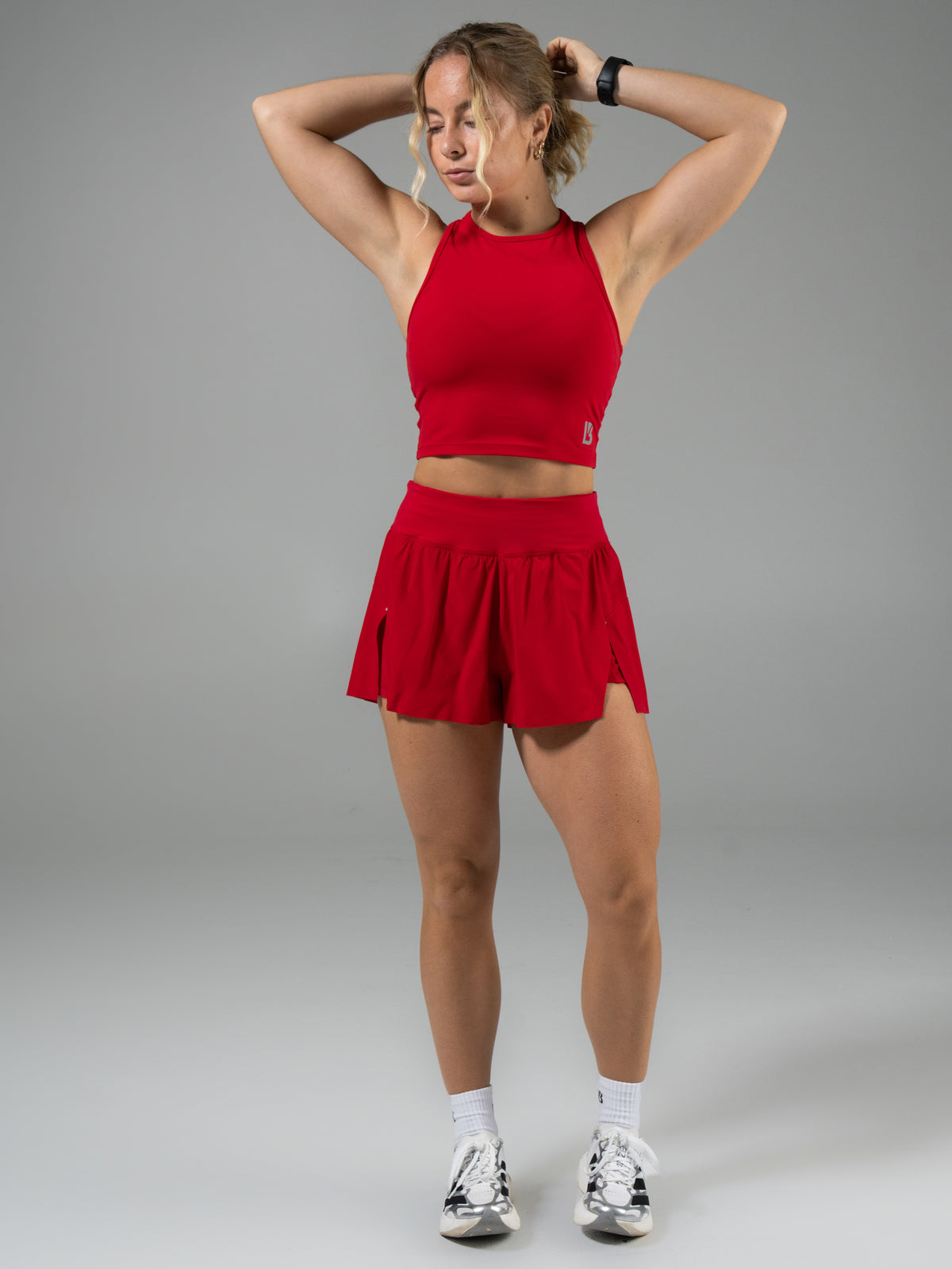 Momentum Short 3" Liner - Lipstick Red