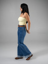 Thumbnail 4 of Cheeky Straight Leg High Rise Jeans - Medium Wash, 4 of 5
