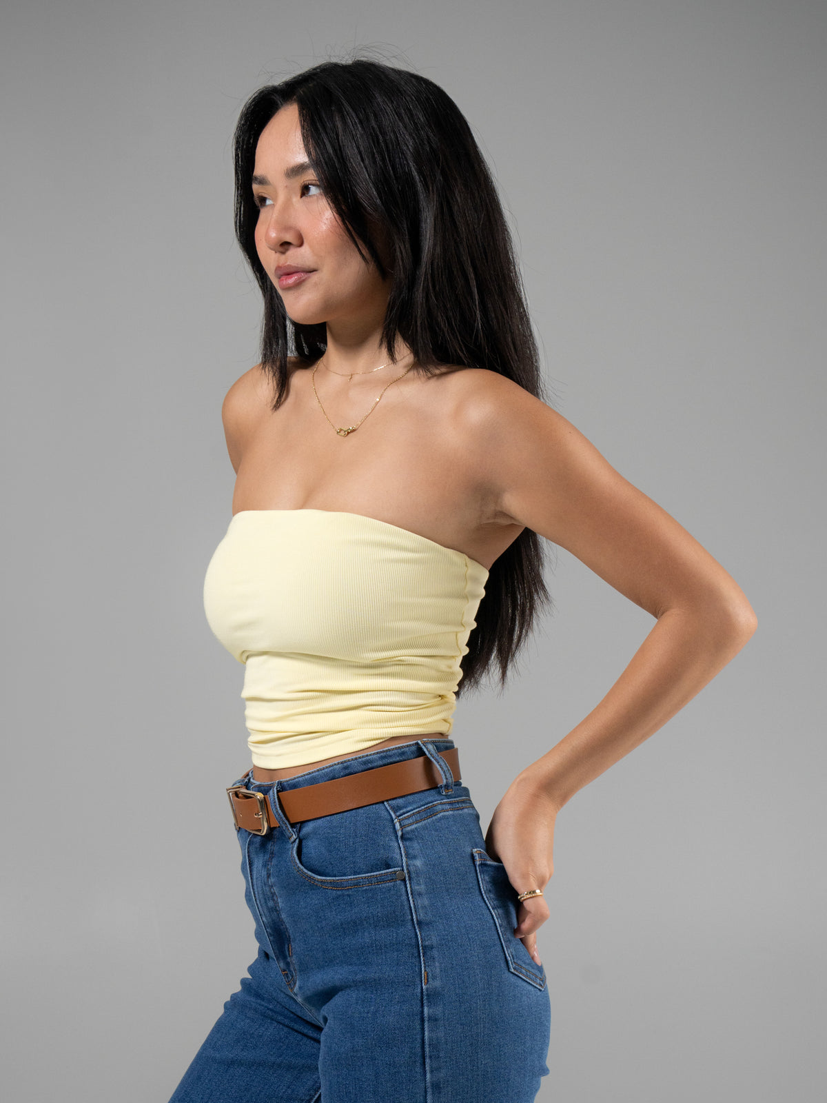 Brami Tube Top - Butter Yellow