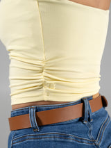 Thumbnail 3 of Brami Tube Top - Butter Yellow, 3 of 6