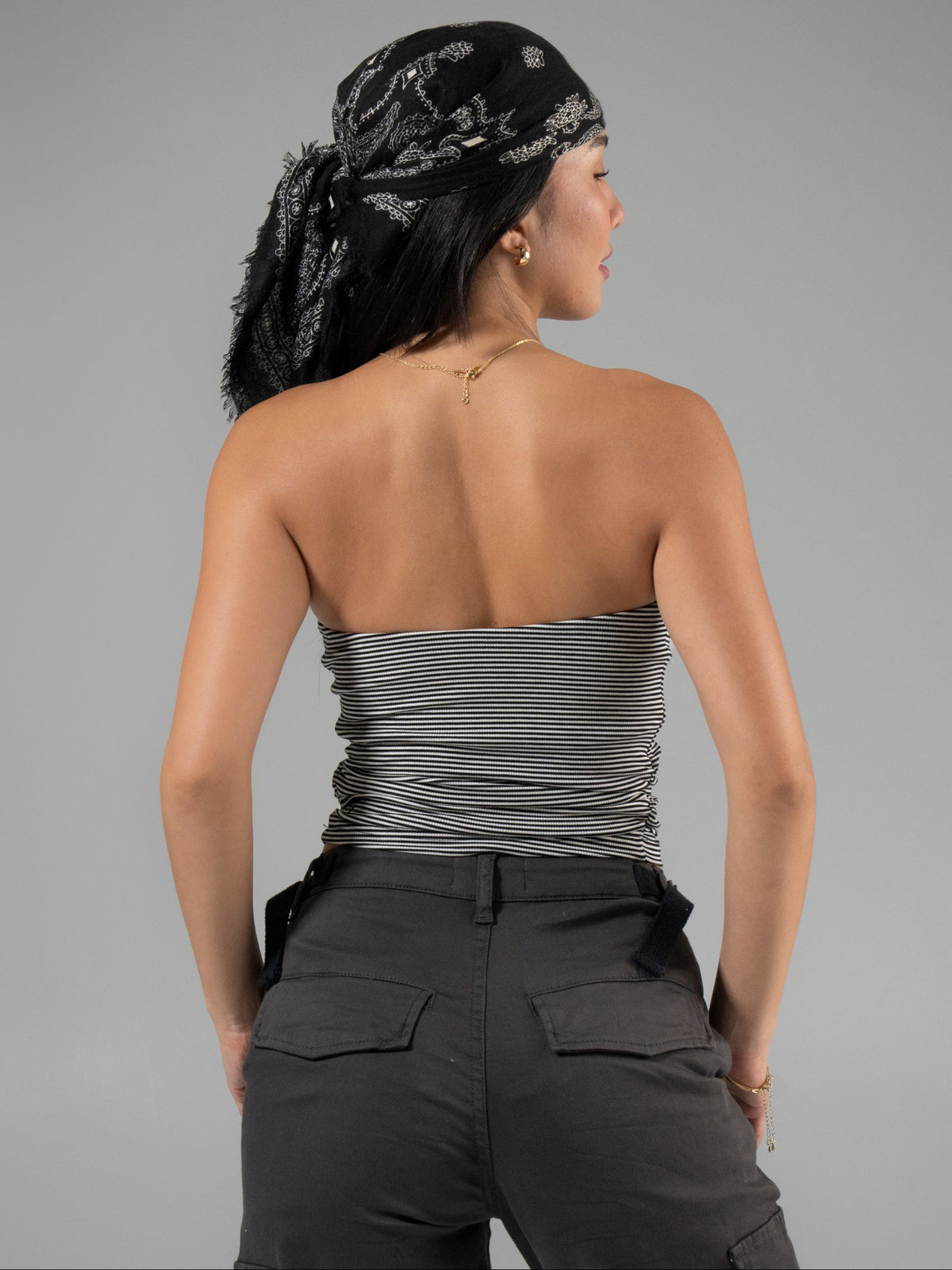 Brami Tube Top - Black/ White Stripe