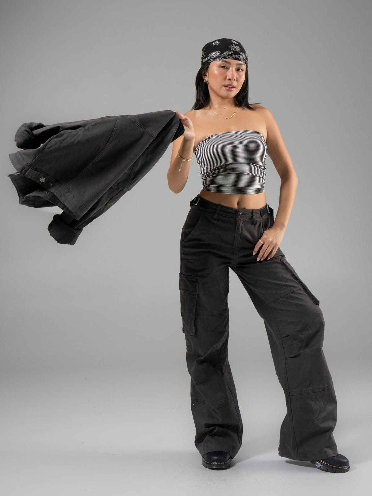 Brami Tube Top - Black/ White Stripe