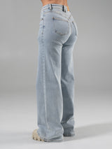 Thumbnail 4 of Cheeky Straight Leg Mid Rise Jeans - Light Wash, 4 of 6
