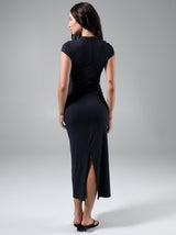 Thumbnail 4 of Brami Tee Shirt Dress - Onyx Black, 4 of 5