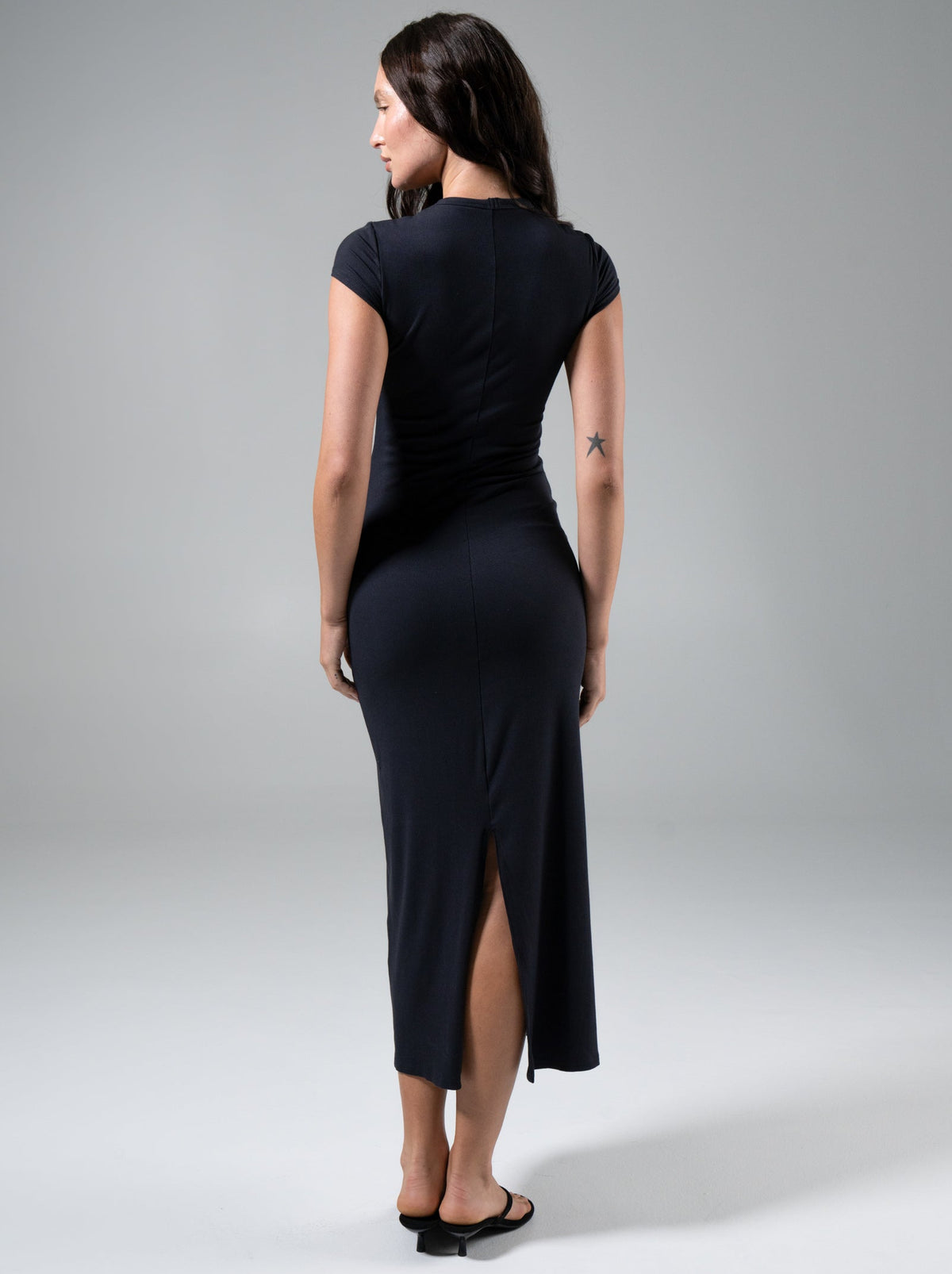 Brami Tee Shirt Dress - Onyx Black