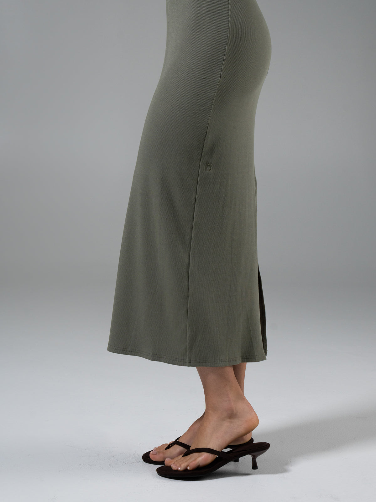 Brami Tee Shirt Dress - Olive Juice