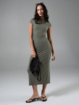 Thumbnail 1 of Brami Tee Shirt Dress - Olive Juice, 1 of 7