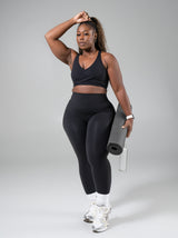 Thumbnail 4 of Candy Wrap Sports Bra - Onyx Black, 4 of 6