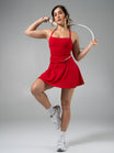 Bend and Snap Dress - Lipstick Red