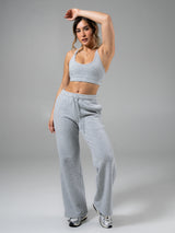 Thumbnail 2 of Plush Fleece Bralette - Heather Grey, 2 of 5