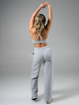 Thumbnail 4 of Plush Fleece Bralette - Heather Grey, 4 of 5