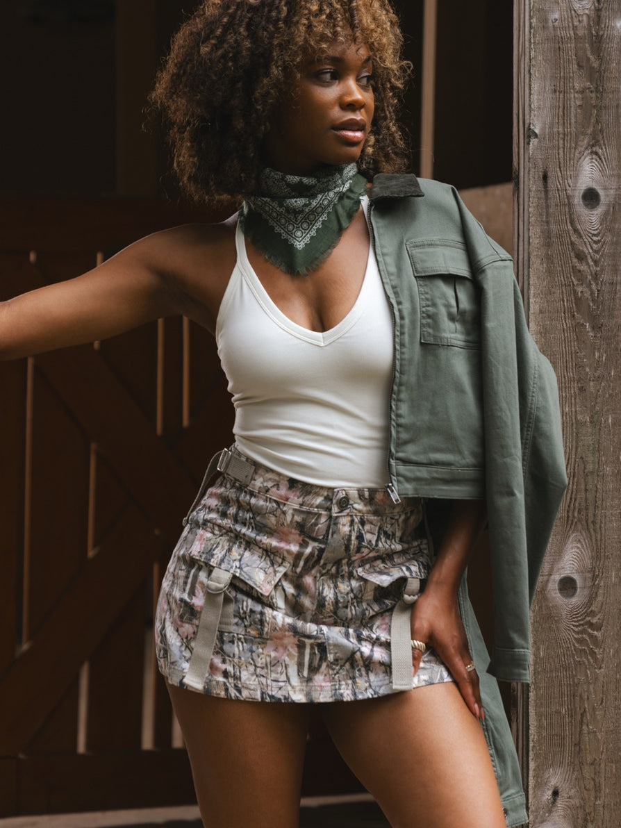 Denali Skort - Pink Camo