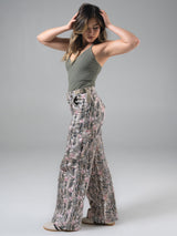 Thumbnail 2 of Wide Leg Cargo Pant - Pink Camo, 2 of 5