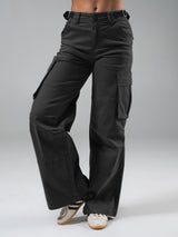 Thumbnail 4 of Wide Leg Cargo Pant - Vintage Black, 4 of 5