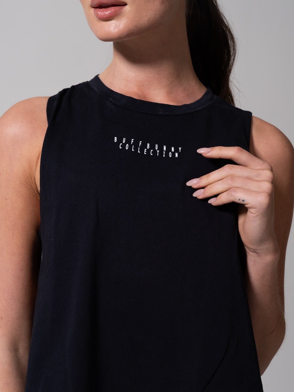 Essential Waist Tank - Onyx Black