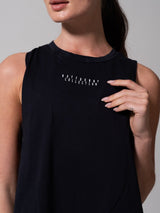 Thumbnail 1 of Essential Waist Tank - Onyx Black, 1 of 5