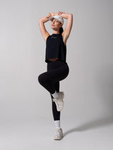 Thumbnail 2 of Essential Waist Tank - Onyx Black, 2 of 5