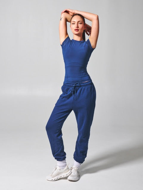 Halo Tee - Baked Blue