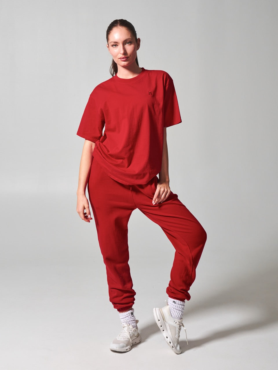 Essential Short Sleeve Tee - Lipstick Red