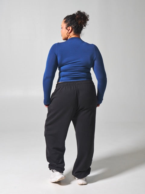 Halo Long Sleeve Baby Tee - Baked Blue