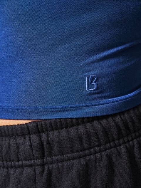 Halo Long Sleeve Baby Tee - Baked Blue