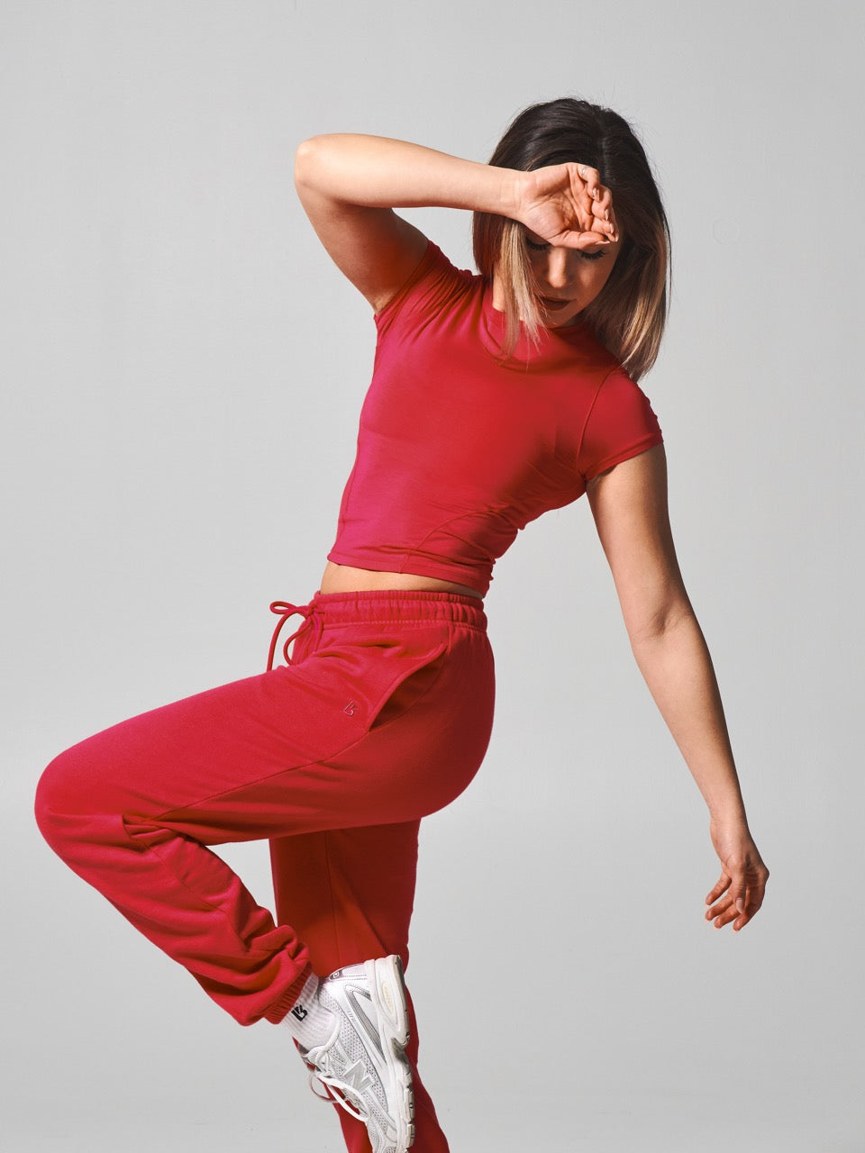 Halo Baby Tee - Lipstick Red