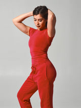 Thumbnail 3 of Halo Tee - Lipstick Red, 3 of 7