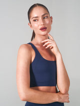 Thumbnail 4 of Airbrush Sports Bra - Baked Blue, 4 of 5