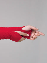 Thumbnail 5 of Halo Long Sleeve Hip Tee - Lipstick Red, 5 of 5