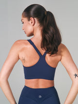 Thumbnail 5 of Airbrush Sports Bra - Baked Blue, 5 of 5