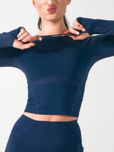 Thumbnail 3 of *PREORDER* Storm Waist Top - Baked Blue, 3 of 13