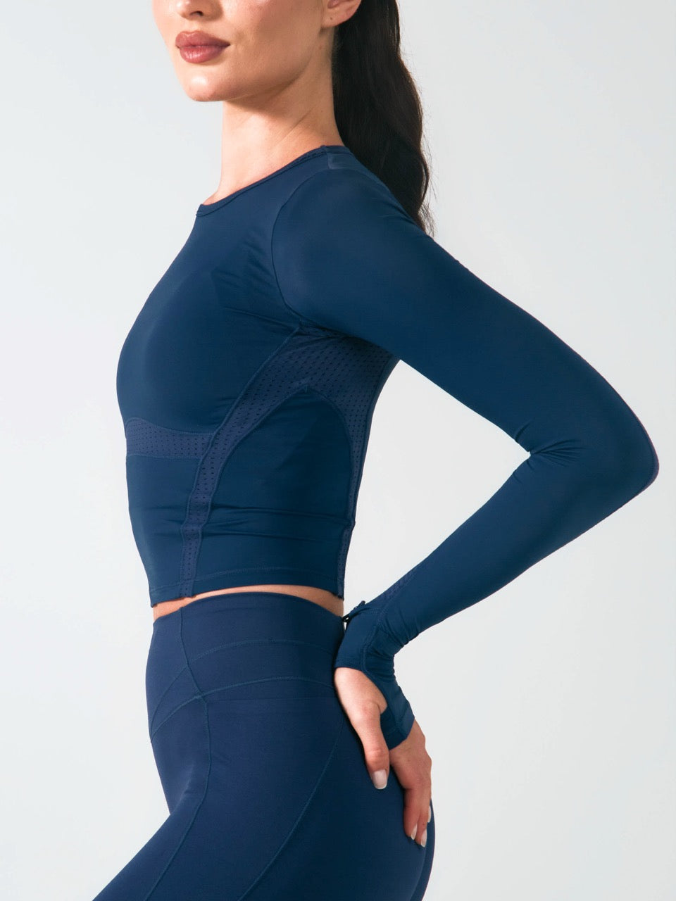 *PREORDER* Storm Waist Top - Baked Blue