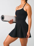 Bend and Snap Dress - Onyx Black