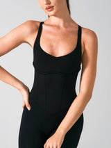 Thumbnail 2 of Corset Bodysuit - Onyx Black, 2 of 5