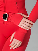 Thumbnail 5 of *PREORDER* Elysium Zip Jacket - Lipstick Red, 5 of 6