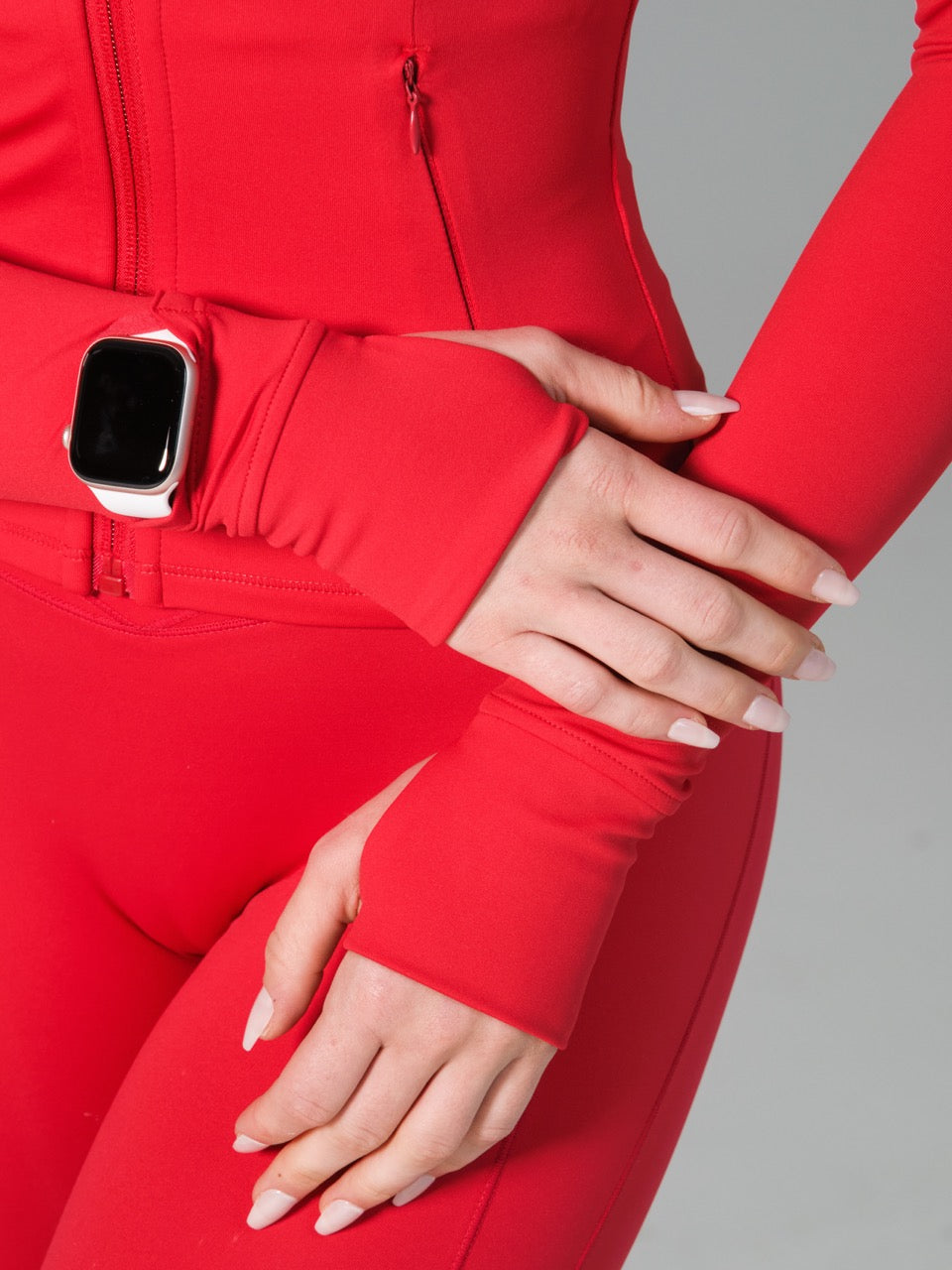 *PREORDER* Elysium Zip Jacket - Lipstick Red