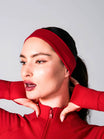 Airbrush Headband - Lipstick Red