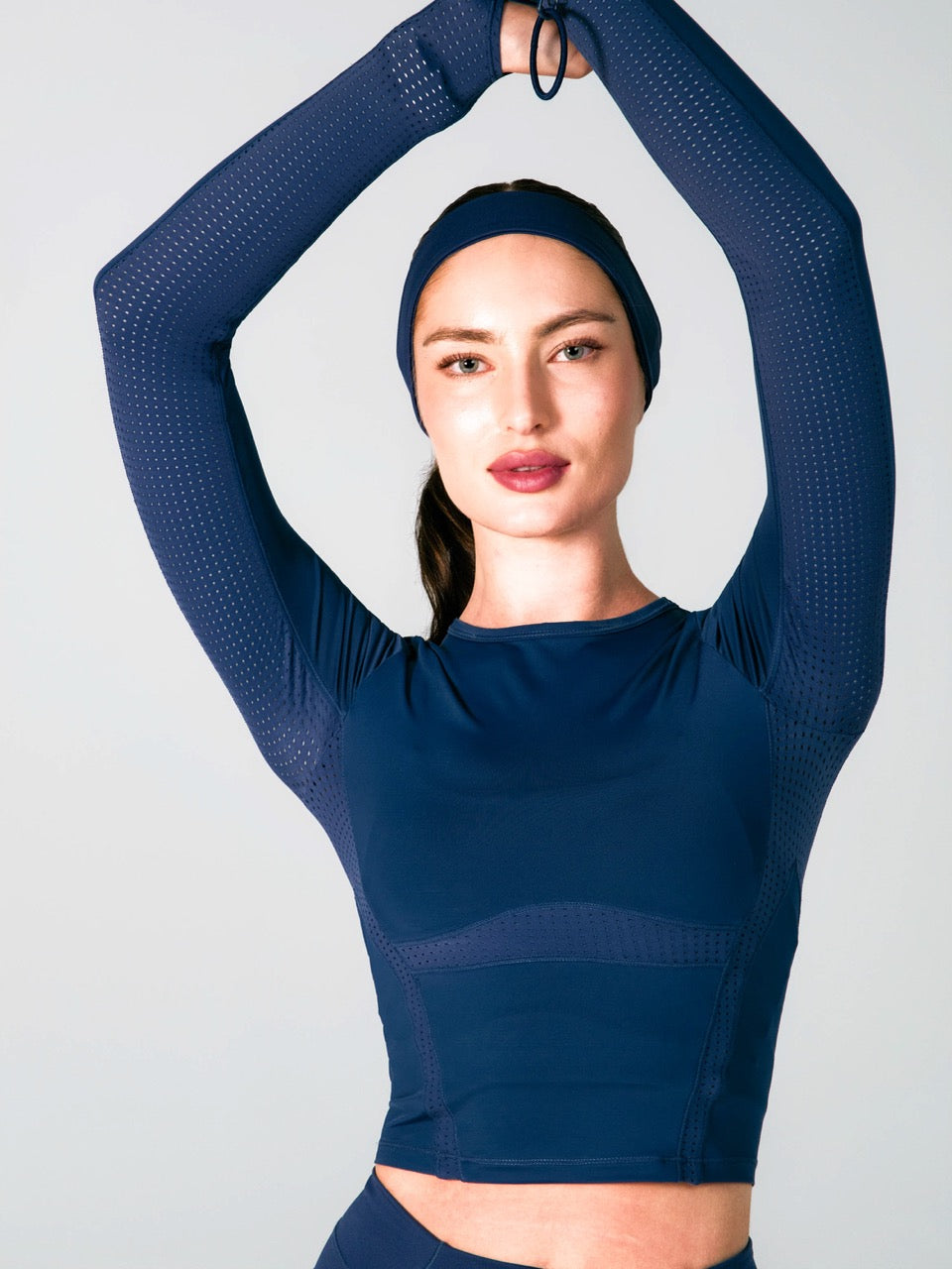 *PREORDER* Storm Waist Top - Baked Blue