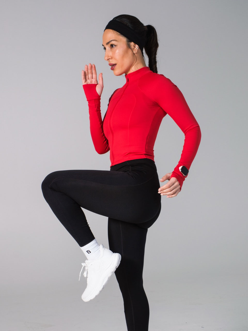 Phantom Hip Jacket - Lipstick Red