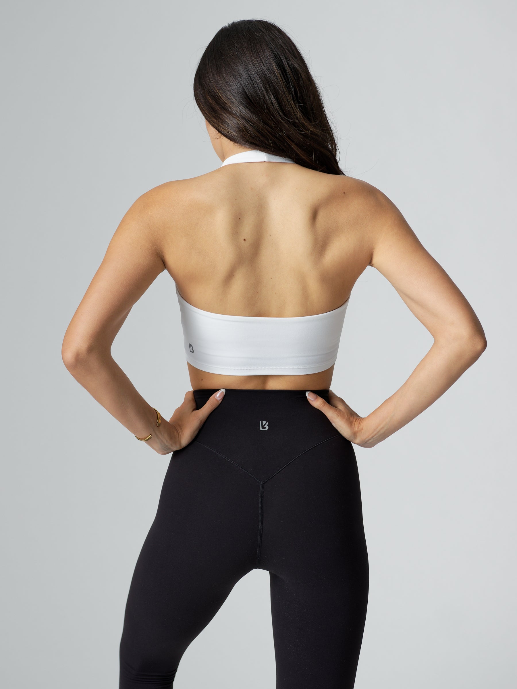 Revolution Halter Crop - White