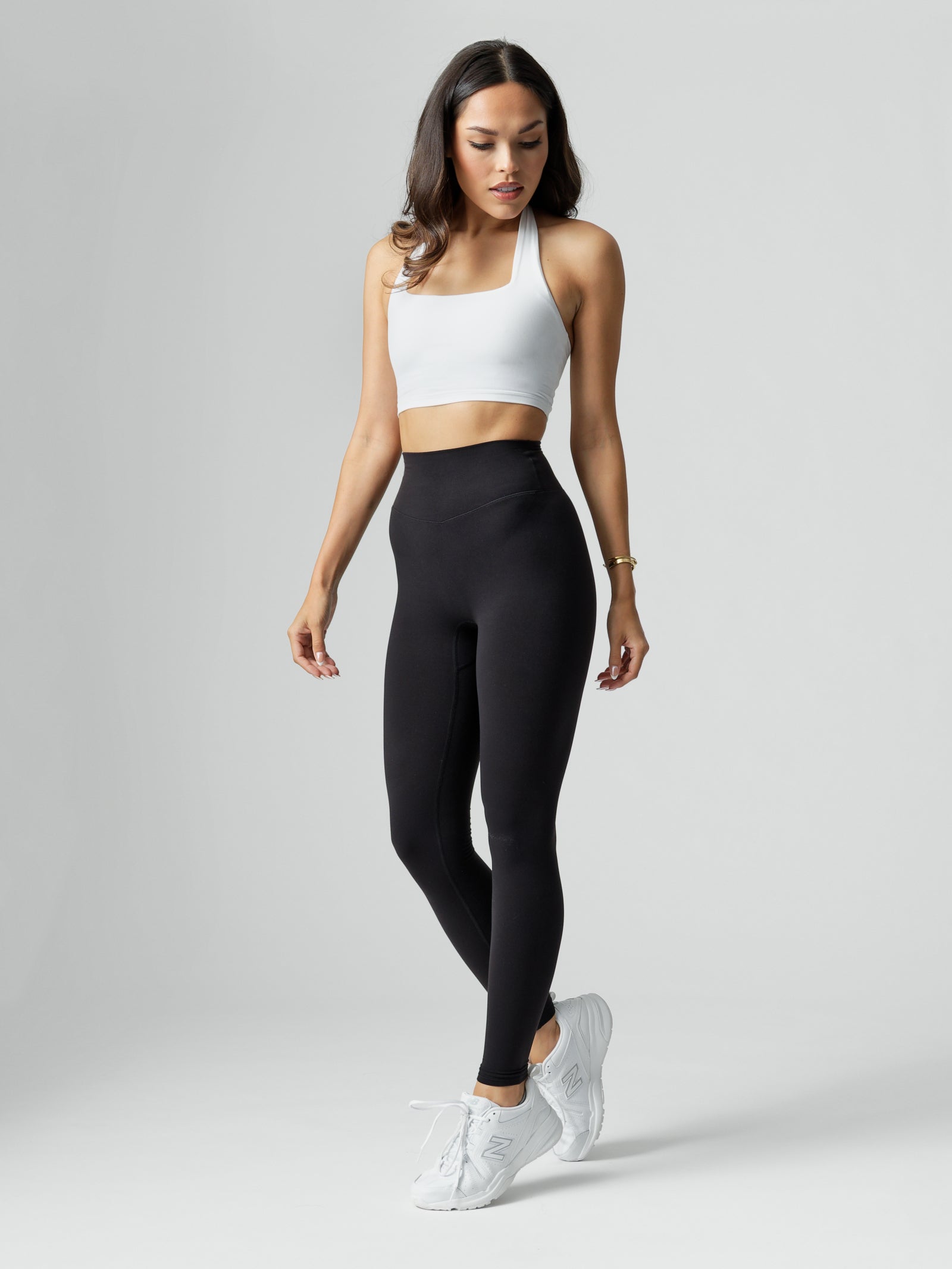 Revolution Halter Crop - White