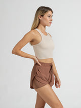 Thumbnail 4 of Ribbed Seamless Tank - Stardust, 4 of 6