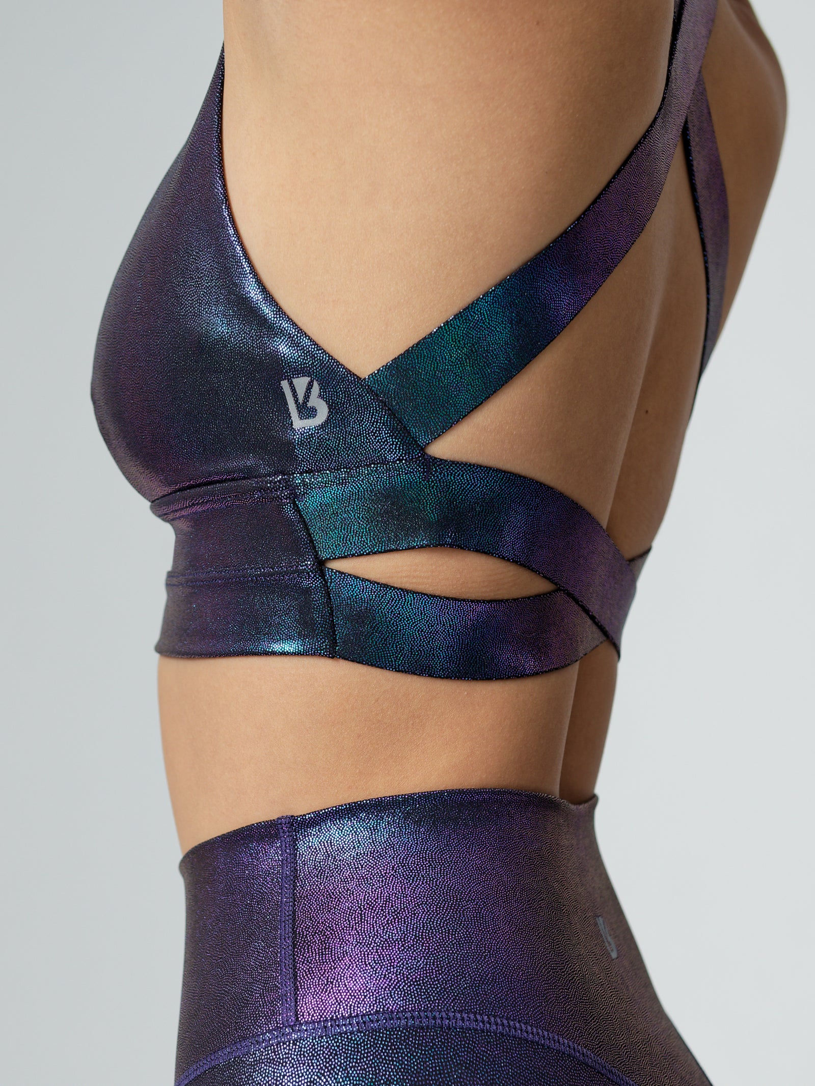Alpha Sports Bra V2 - Mood Ring Holographic
