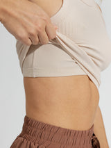 Thumbnail 6 of Ribbed Seamless Tank - Stardust, 6 of 6