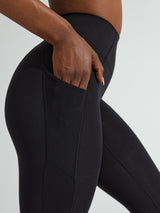 Thumbnail 2 of Contour Pocket Legging - Onyx Black, 2 of 13