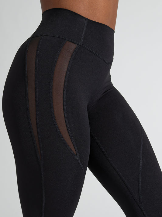 Folter Clothing CUT-UP LEGGINGS in Black