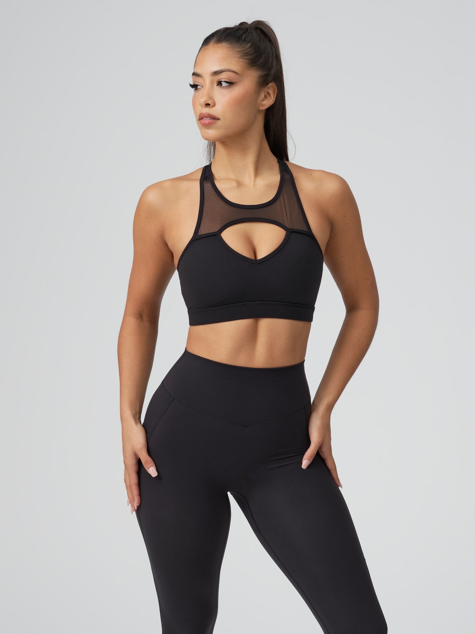 Ambrosia Sports Bra - Onyx Black