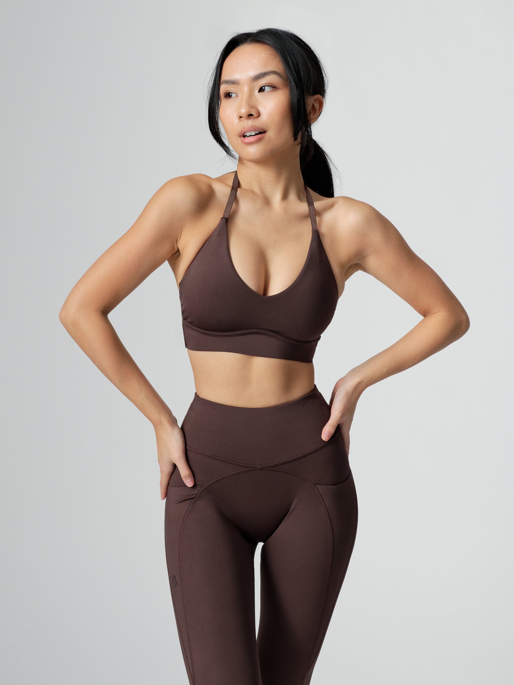 Sultry Sports Bra - Journey Dark Brown